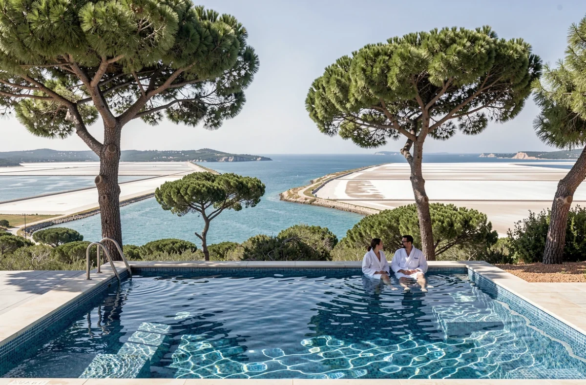 Camping International et Spa à Giens avec piscine spa sur la presqu'île entre mer Méditerranée et salins