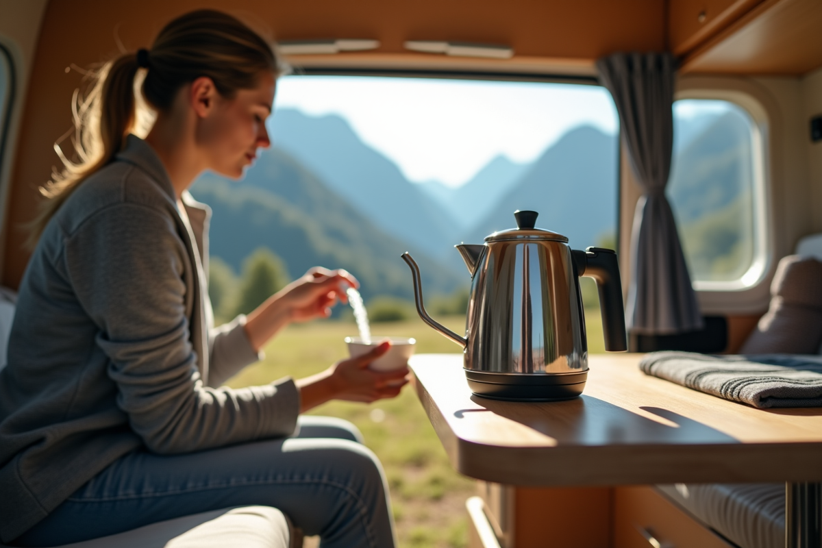 bouilloire camping